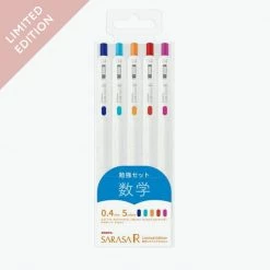 New Arrivals Zebra - Gel Pen - Sarasa R - 0.4mm - Study Set - Math (Limited Edition)