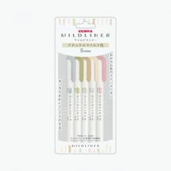 Zebra - Highlighter - Mildliner Double Sided - Neutral Set [Coming Soon] New Arrivals