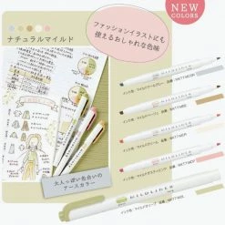 Zebra - Highlighter - Mildliner Double Sided - Neutral Set [Coming Soon] New Arrivals