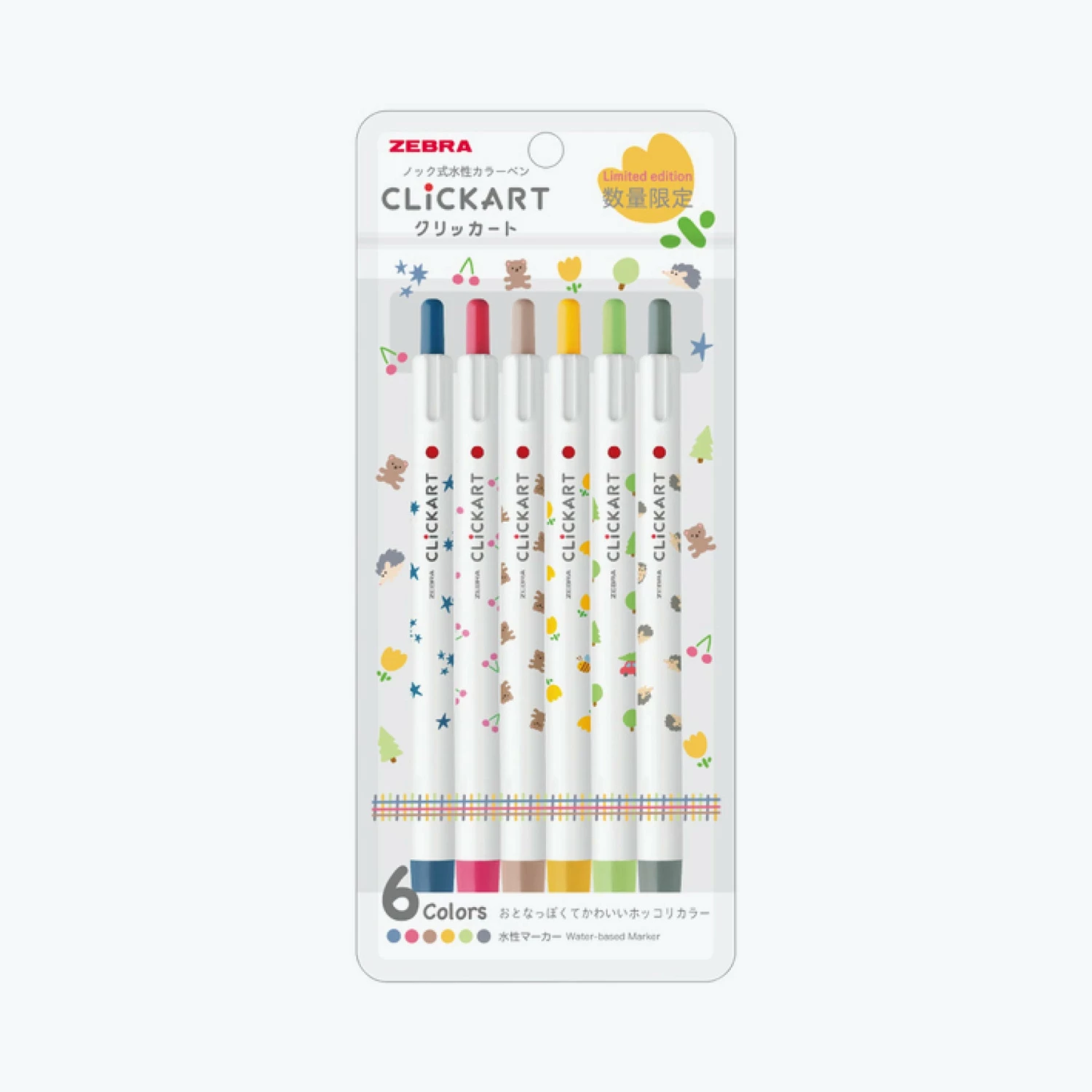 Coupon π New Arrivals Zebra - Marker - Clickart - Yurukawa - Set Of 6 - Hokkori β€οΈ 3 New Arrivals Zebra - Marker - Clickart - Yurukawa - Set Of 6 - Hokkori