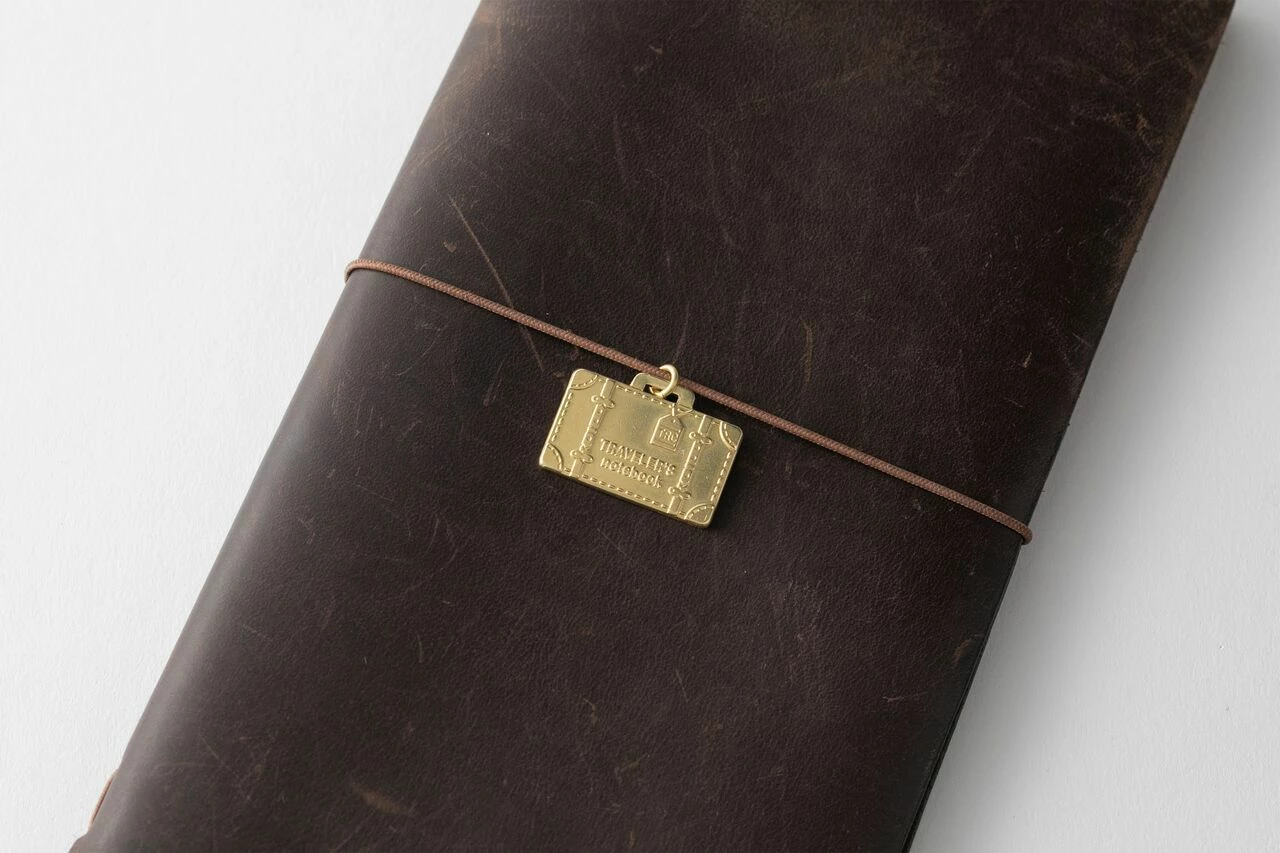 Hot Sale ๐งจ Traveler's Company - Brass Charm Traveler's Notebook โ๏ธ 4 Traveler's Company - Brass Charm Traveler's Notebook