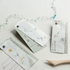 MU Lifestyle - Natural Textured Paper - #04 Planner Stickers