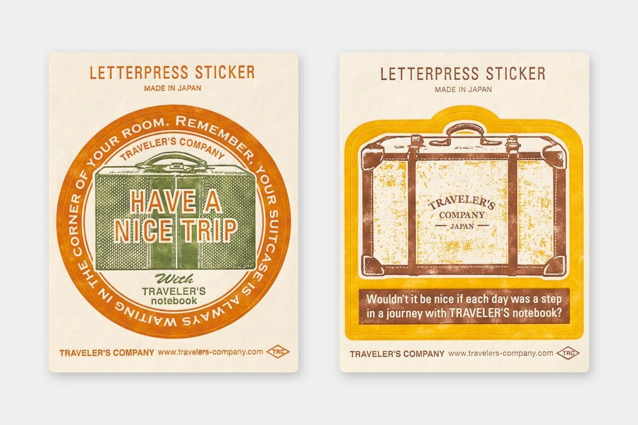Cheapest π Traveler's Company - Letterpress Sticker - Yellow π 3 Traveler's Company - Letterpress Sticker - Yellow