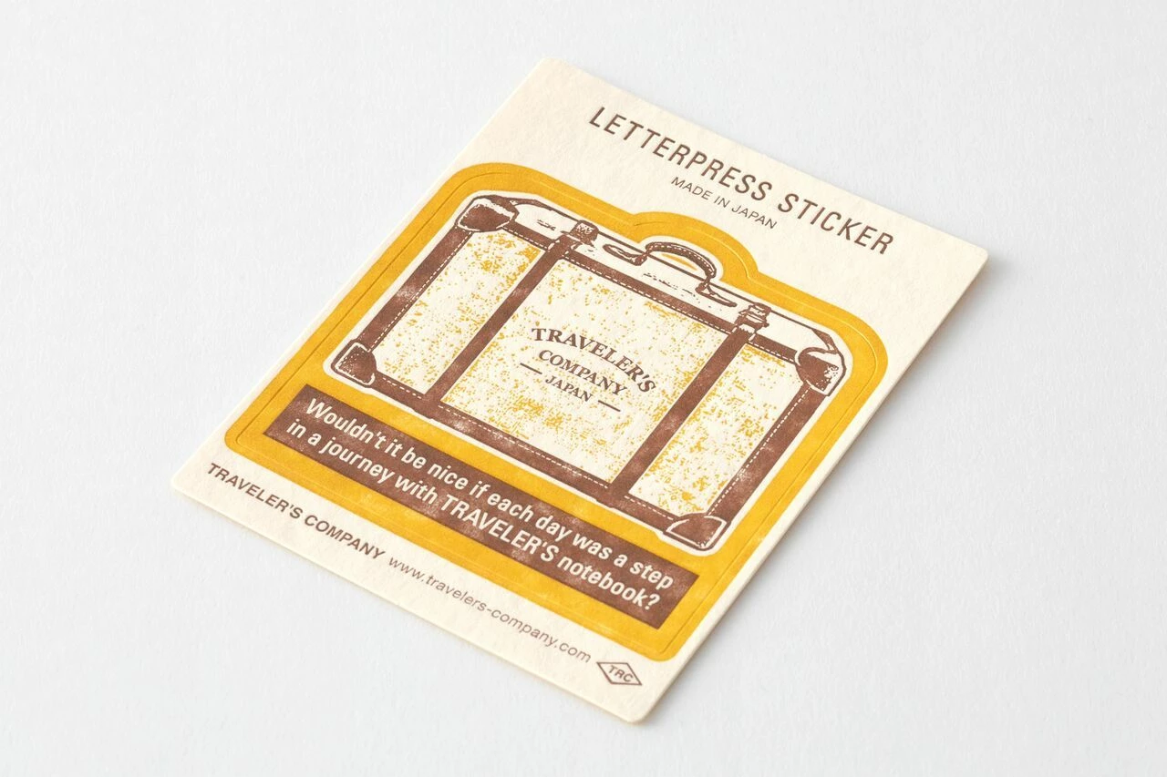 Cheapest π Traveler's Company - Letterpress Sticker - Yellow π 5 Traveler's Company - Letterpress Sticker - Yellow