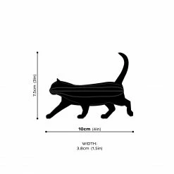 Bookbinders Design Shop 13 Lovi - Ornament - Cat - 12cm - Black Animal Lovers