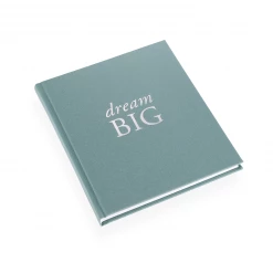 Notebooks Bookbinders Design - Cloth Notebook - Quote - Dream Big - Dusty Green