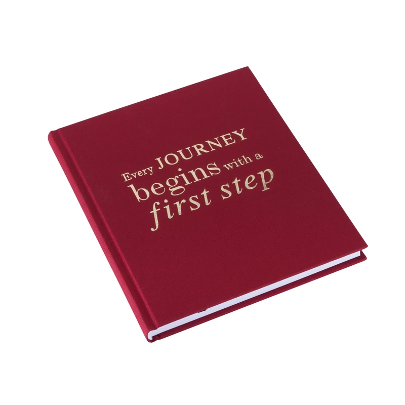 Flash Sale π Bookbinders Design - Cloth Notebook - Quote - Every Journey - Rose Red Notebooks π 2 Bookbinders Design - Cloth Notebook - Quote - Every Journey - Rose Red Notebooks