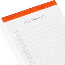 Bookbinders Design - Planner - Shopping List - Orange Desk Pads & To-Dos