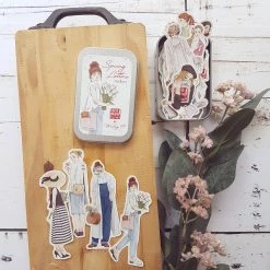 Windry R. - Planner Sticker - Spring Letters (Tin) Planner Stickers