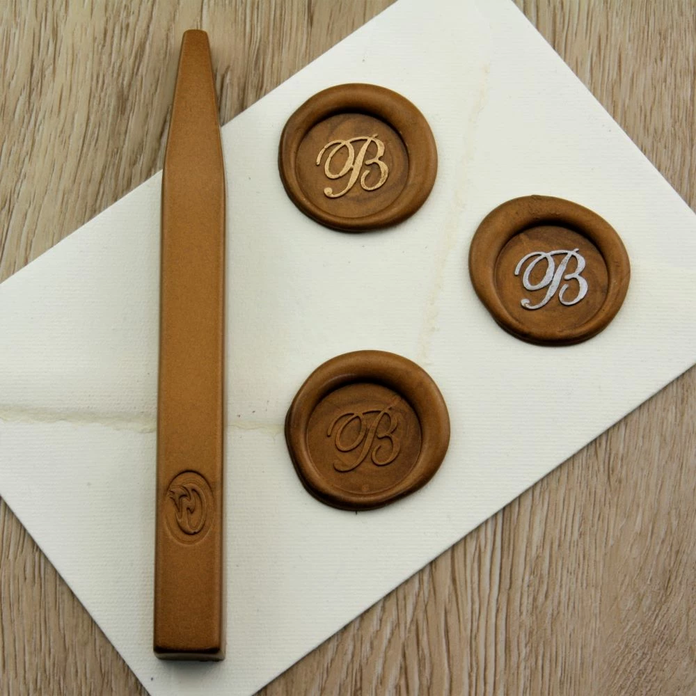 New π Handles & Sealing Wax Bortoletti - Sealing Wax - Bronze π― 4 Handles & Sealing Wax Bortoletti - Sealing Wax - Bronze