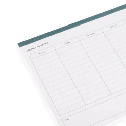 Desk Pads & To-Dos Bookbinders Design - Planner - Weekly A4 - Dusty Green